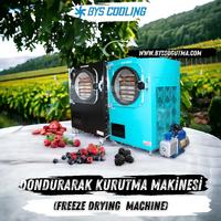 Dondurarak Kurutma Makinesi Siyah 10 Kg ( Freeze Drying Machine )