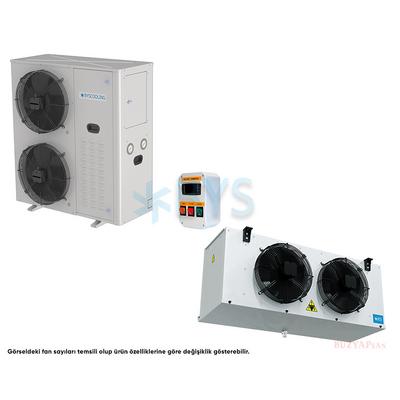 4 HP (0°/+5°) 380 V Tecumseh Komp.lü Soğutma Grubu (Dış Ünite + Kumanda + İç Ünite)