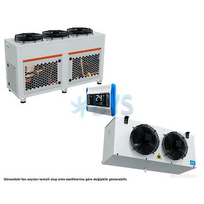 10 HP (0°/+5°) 380 V Dorin Komp.lü Soğutma Grubu (Dış Ünite + Kumanda + İç Ünite)