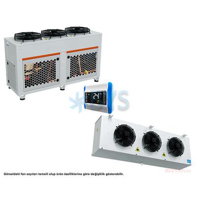 10 HP (0°/-5°) 380 V Dorin Komp.lü Soğutma Grubu (Dış Ünite + Kumanda + İç Ünite)