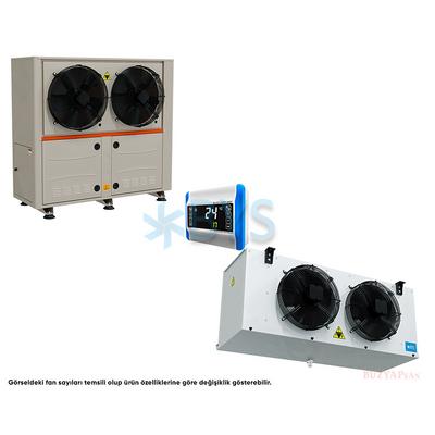 10 HP (0°/-18°) 380 V Dorin Komp.lü Soğutma Grubu (Dış Ünite + Kumanda + İç Ünite)
