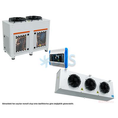 15 HP (0°/-18°) 380 V Dorin Komp.lü Soğutma Grubu (Dış Ünite + Kumanda + İç Ünite)