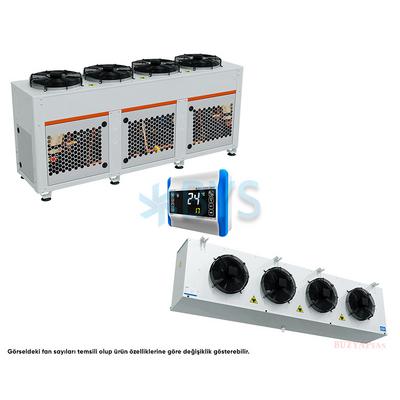 20 HP (0°/-5°) 380 V Bitzer Komp.lü Soğutma Grubu (Dış Ünite + Kumanda + İç Ünite)