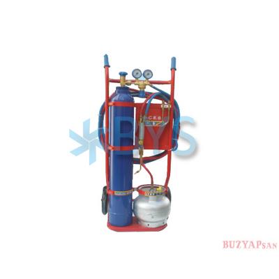 Oksijen Kaynak Seti 10 Lt Lüx Arabalı