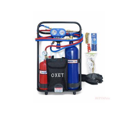 Oxet Oksijen Kaynak Seti 5 Lt Lüx (Yedek Şaloma Ağzı, Ayna, Gözlük ve Fırça)