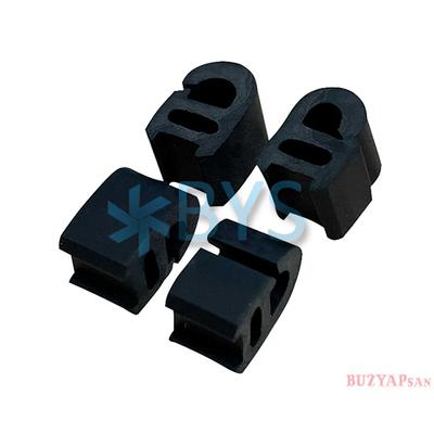 Üniversal Fırın Izgara Lastik Takoz 4 lü Paket