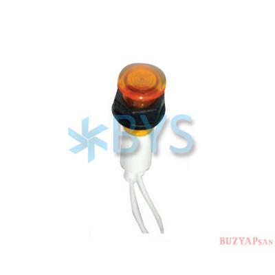 10 mm Sinyal Lambası Sarı 220 V