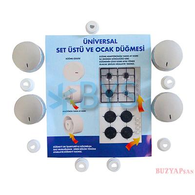 Üniversal - Arçelik Düğme Takımı Gümüş (KLTG)