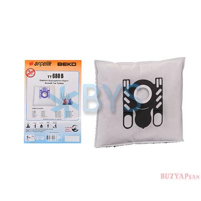 Arçelik TT 4120 Elyaf (SMS) Torba 5 li Paket (Plastik Siyah Ağız)