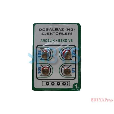 Arçelik (9 Lokma) Doğal Gaz Enjektör Takımı
