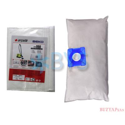 Arçelik TT 990 Robotto Elyaf (SMS) Torba 5 li Paket (Plastik Mavi Ağız) 