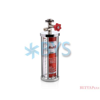 Rubby Gaz Şişesi R600a R134a R290a Ayarlanabilir Vanalı