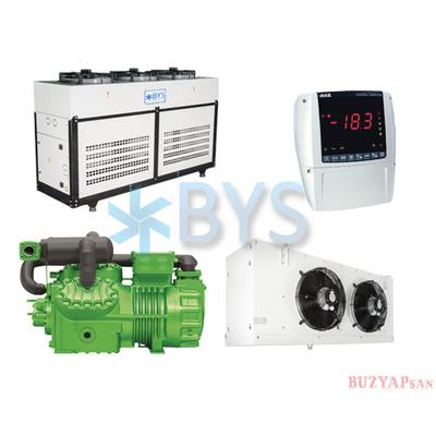 7.5hp (-) Bitzer Kompresörlü Alçak Basınç Soğutma Grubu 380V R404a