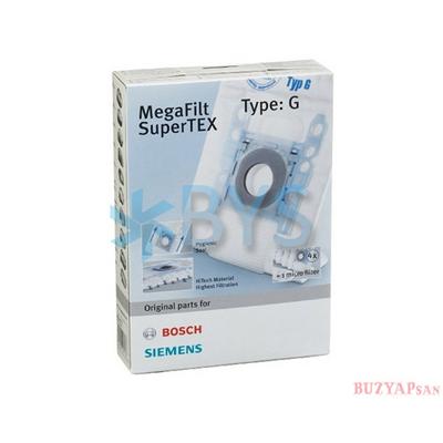 Bosch G Tipi Kutulu Power İthal Elyaf (SMS) Torba 4 lü Paket (Plastik Açık Mavi)