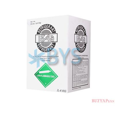 Refrigerant R134a Soğutucu Gaz 3.4 Kg Dökme