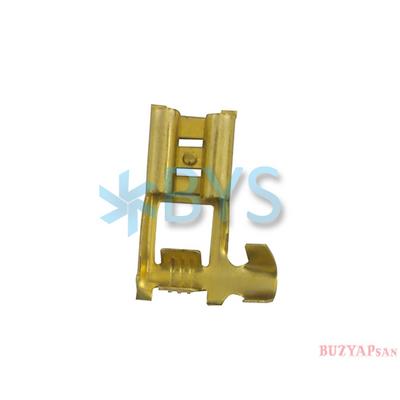 Kablo Soketi Yan Büyük 6,3 mm Sarı 250 li Paket (9181)