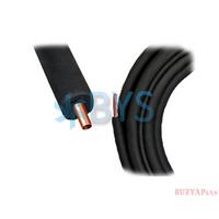 Siyah İzolasyonlu Kauçuk 13 Mm Bakır Boru 1/4 50 Mt (VRV)