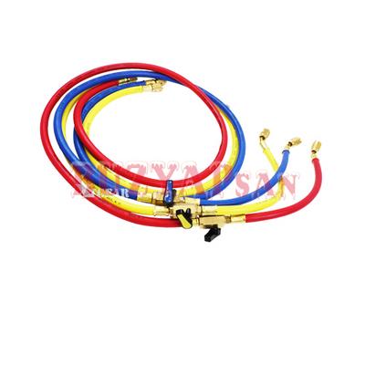 Gaz Hortumu 3Lü Küresel Vanalı 90 Cm