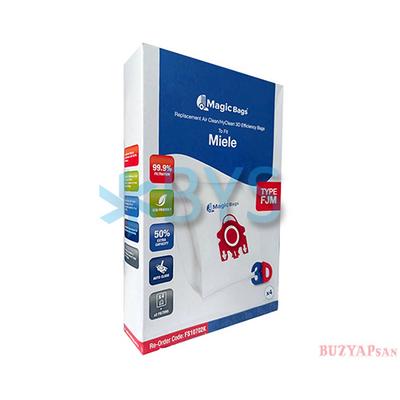 Miele HyClean Kutulu Elyaf (SMS) Torba 4 lü Paket