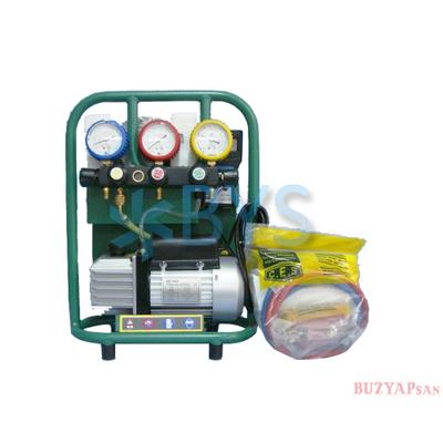 Gaz Şarj İstasyonu 5 Kg ve 25 Kg R600 ve R134 Dijital Terazili