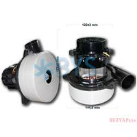 Süpürge Motoru Model 70-24 İki Fanlı Egzostlu Bakır Sargılı 24V 400 Watt