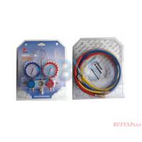 Techsun MFD-301 R410/R22/R134/R404 Manifold Takımı 3 Ad Hortumlu