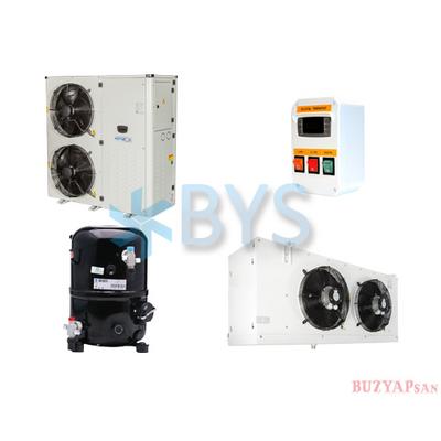 4hp (+) Tecumseh Kompresörlü Yüksek Basınç Soğutma Grubu 380V R404a