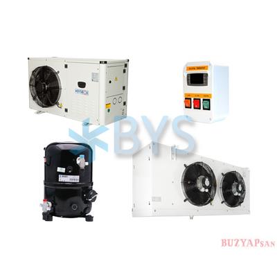 2.5hp (+) Tecumseh Kompresörlü Yüksek Basınç Soğutma Grubu 220V R404a