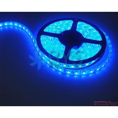 Üç Çip Ledli İç Mekan Şerit Led Mavi 5 Metre