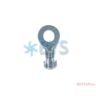 Kablo Soketi Yuvarlak 6 mm Krom 250 li Paket (9186)