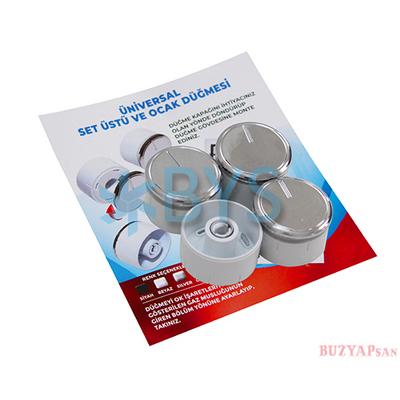 Üniversal Düğme Takımı Beyaz Kısa (TPX59)