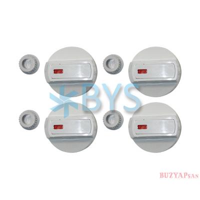 Üniversal Düğme Takımı Beyaz (ATM10038B)