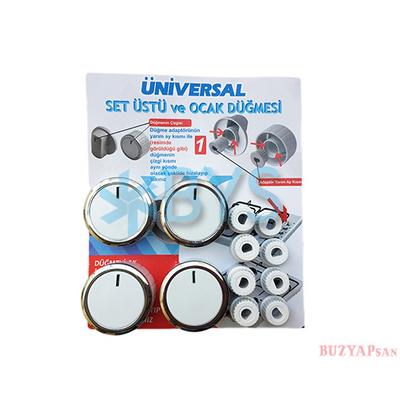Üniversal Düğme Takımı Beyaz (TPX45)