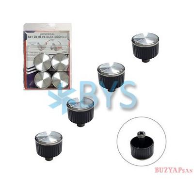 Üniversal Düğme Takımı Siyah Uzun (TPX71)