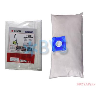 Arçelik TT 990 Robotto Elyaf (SMS) Torba 5 li Paket (Plastik Mavi Ağız)