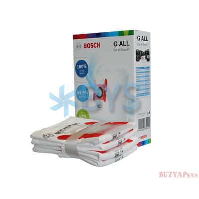 Bosch G ALL Tipi Kutulu Elyaf (SMS) Torba 4 lü Paket (Plastik Kırmızı)
