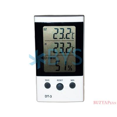 Higrometre Dijital DT-3  -50/+70 Termometre 