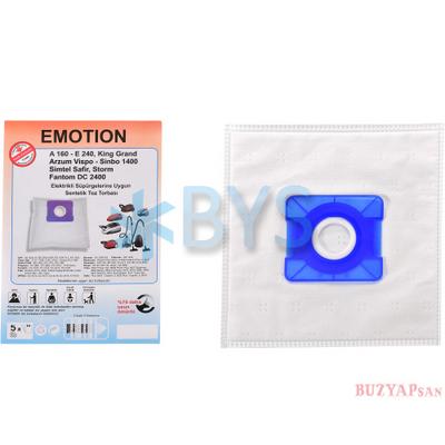 Emotion Üniversal Elyaf (SMS) Torba 5 li Paket (Plastik Mavi Ağız)