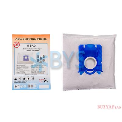 Philips S Bag Elyaf (SMS) Torba 5 li Paket (Plastik Mavi Ağız)
