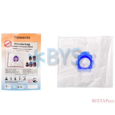 Rowenta Wonderbag Elyaf (SMS) Torba 5 li Paket (Plastik Mavi Ağız)